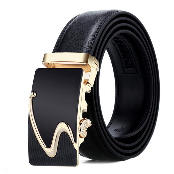 Buy Men's Genuine Leather Adjustable Business Belt Online Australia at BargainTown