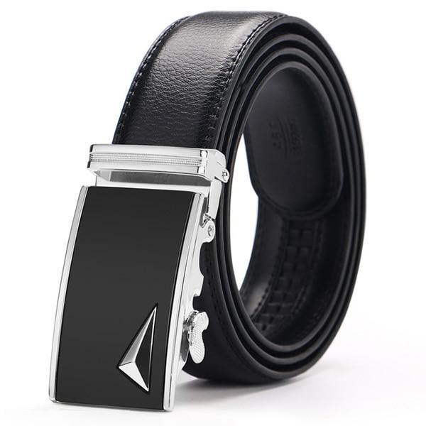 Buy Men's Genuine Leather Adjustable Business Belt Online Australia at BargainTown