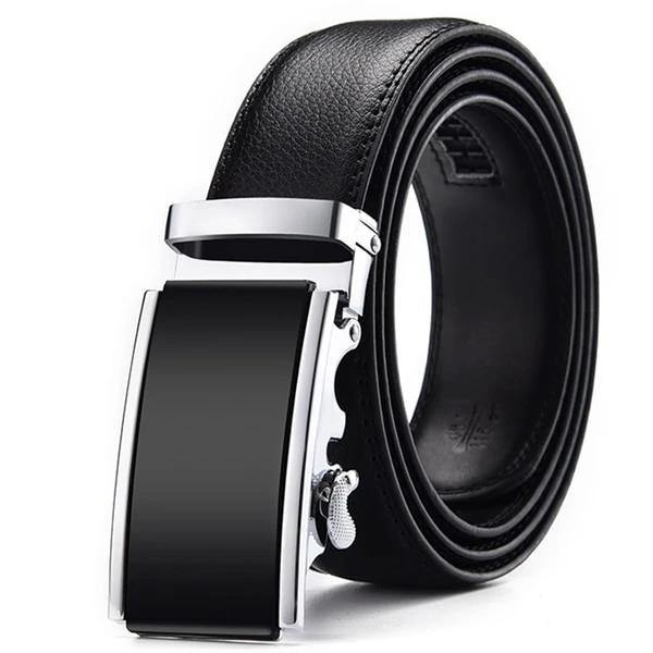 Buy Men's Genuine Leather Adjustable Business Belt Online Australia at BargainTown