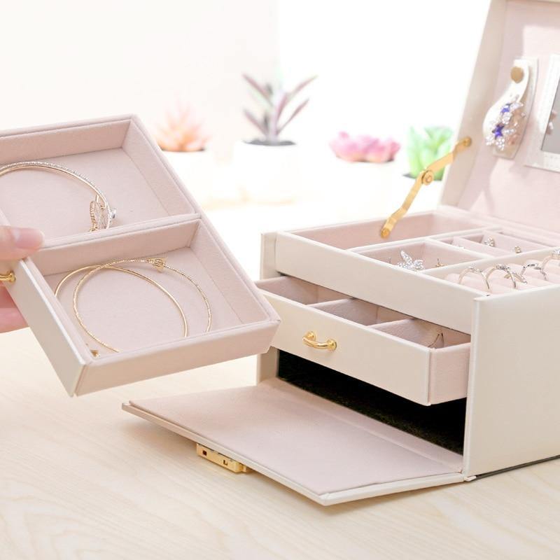 Buy Euro Princess Leather Jewellery Box Online Australia at BargainTown