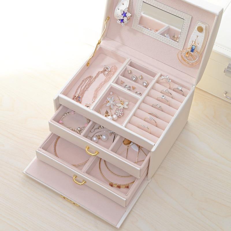 Buy Euro Princess Leather Jewellery Box Online Australia at BargainTown