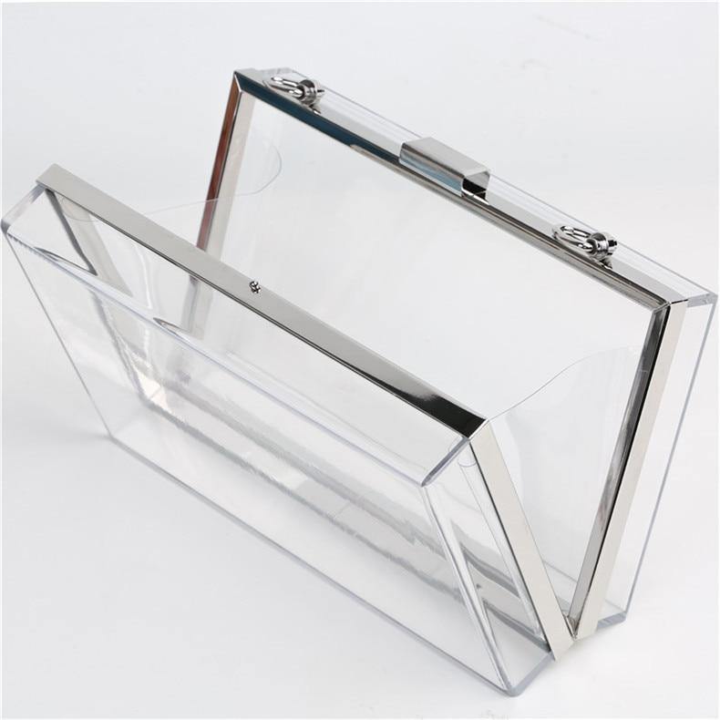 Buy Clear Art Transparent Clutch Online Australia at BargainTown