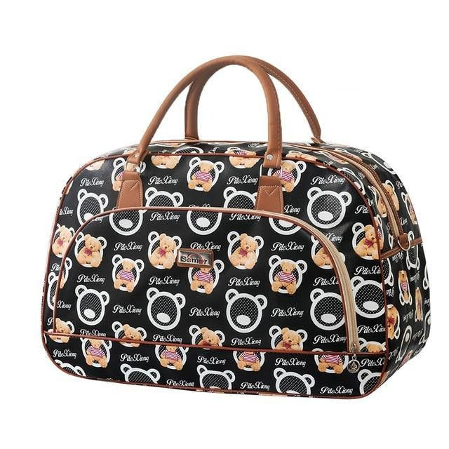 Buy PU Leather Waterproof Travel Duffle Bag Online Australia at BargainTown