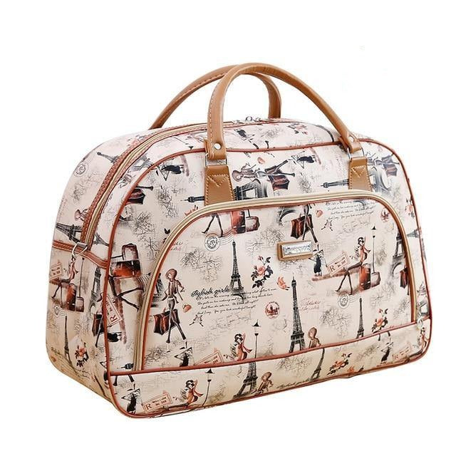 Buy PU Leather Waterproof Travel Duffle Bag Online Australia at BargainTown