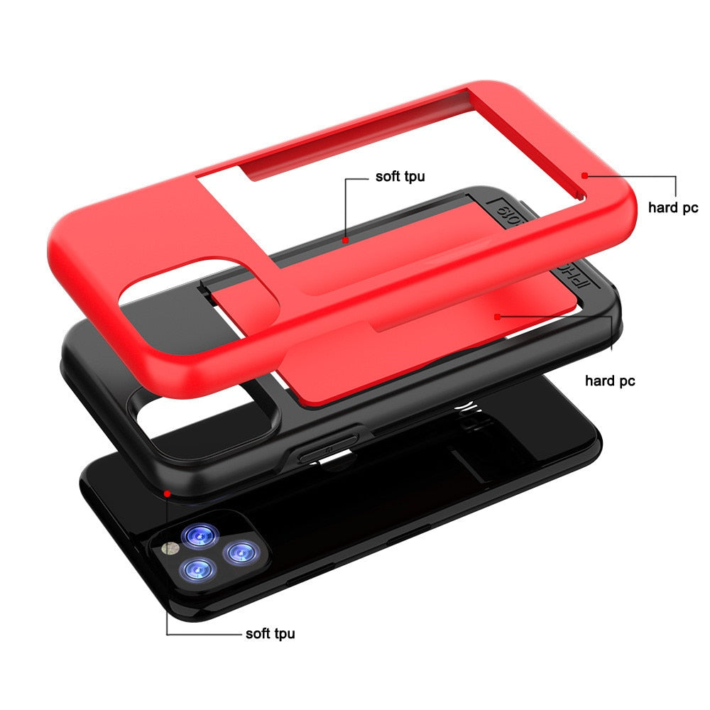 Buy Various Models iPhone Case With Card Slot Online Australia at BargainTown