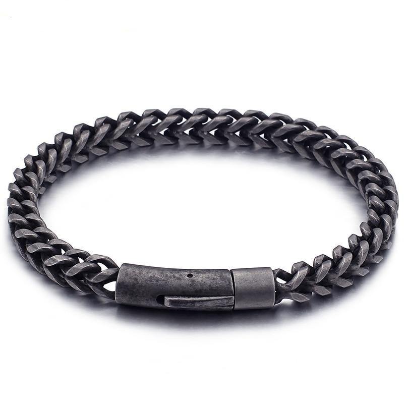 Buy Men's Vintage Stainless Steel Bracelet Online Australia at BargainTown