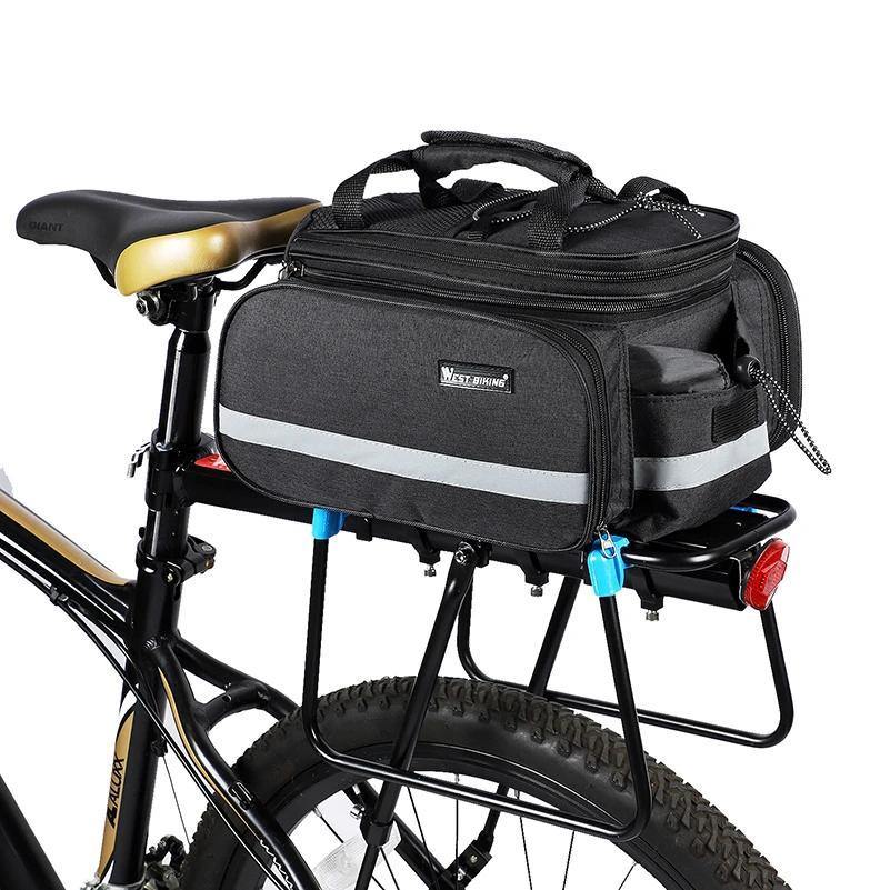 Buy Large Capacity Rainproof Bicycle Rear Rack Bag Online Australia at BargainTown