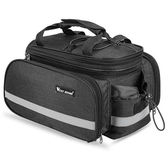 Buy Large Capacity Rainproof Bicycle Rear Rack Bag Online Australia at BargainTown
