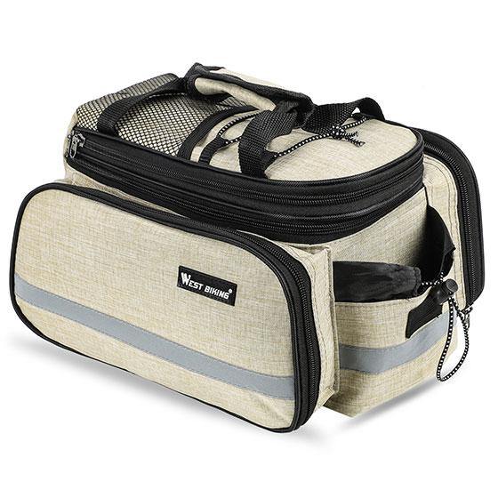 Buy Large Capacity Rainproof Bicycle Rear Rack Bag Online Australia at BargainTown