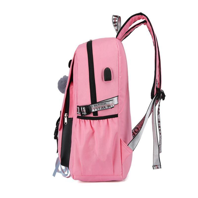 Buy Anti-Theft Student Backpack With USB Charging Port Online Australia at BargainTown