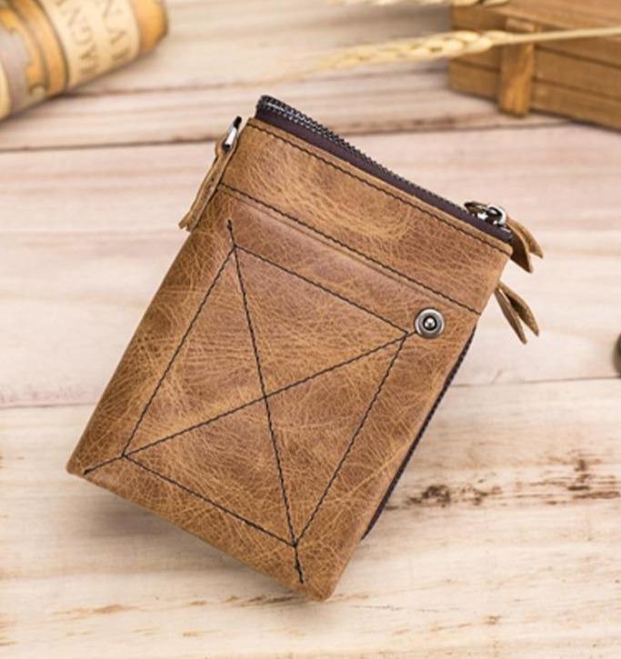 Buy Men's Retro Genuine Leather Wallet Online Australia at BargainTown