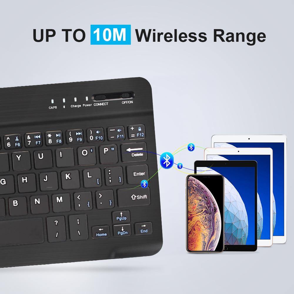 Buy Mini Rechargeable Wireless Bluetooth Keyboard Online Australia at BargainTown
