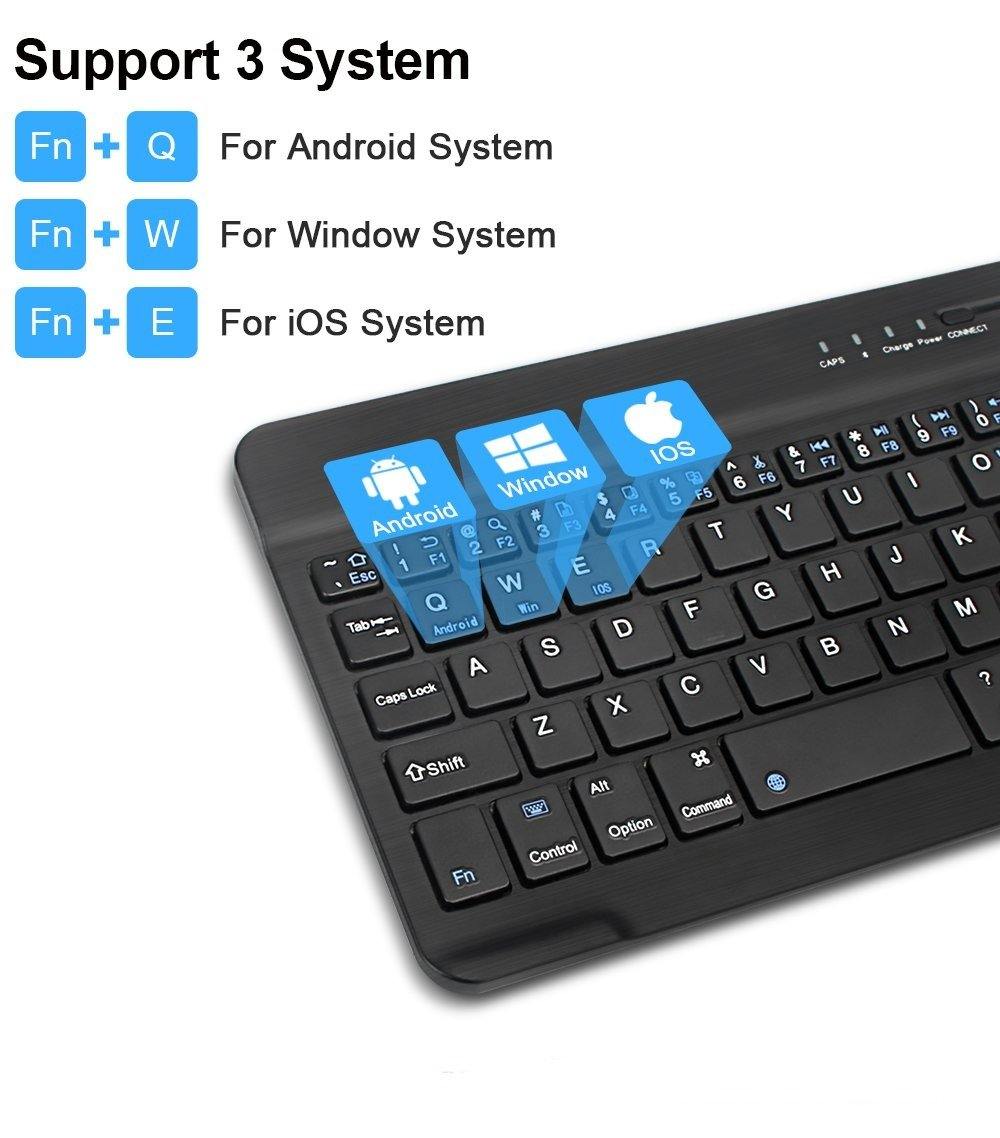 Buy Mini Rechargeable Wireless Bluetooth Keyboard Online Australia at BargainTown
