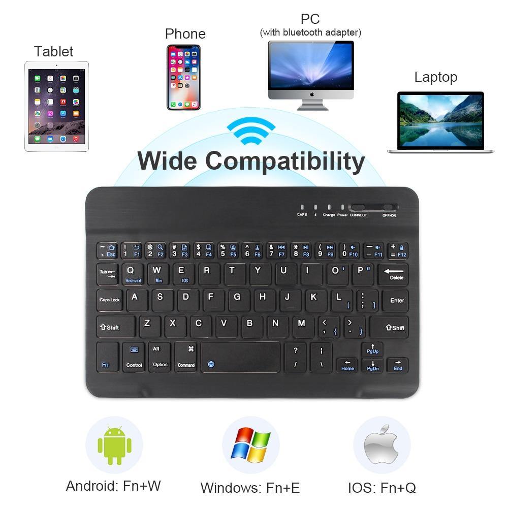 Buy Mini Rechargeable Wireless Bluetooth Keyboard Online Australia at BargainTown