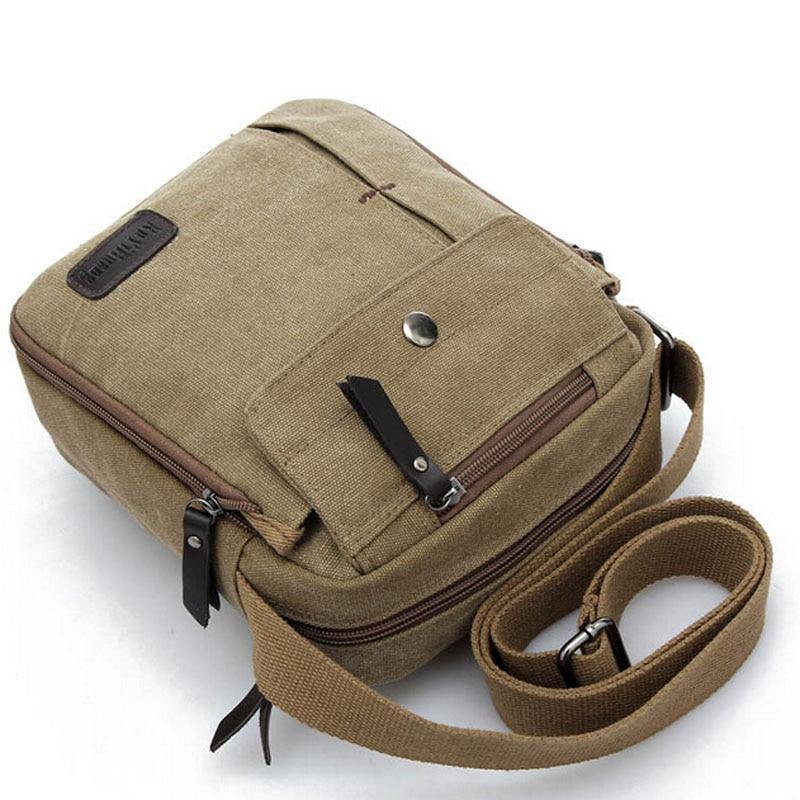 Buy Men's Canvas Messenger/Travel Shoulder Bag Online Australia at BargainTown