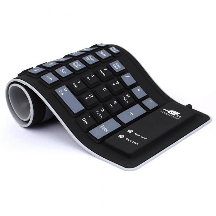 Buy Waterproof Roll Up Wired Keyboard Online Australia at BargainTown
