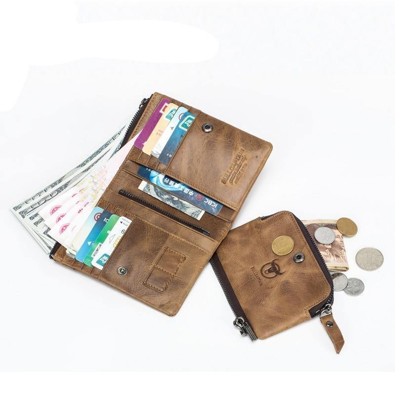 Buy Men's Retro Genuine Leather Wallet Online Australia at BargainTown