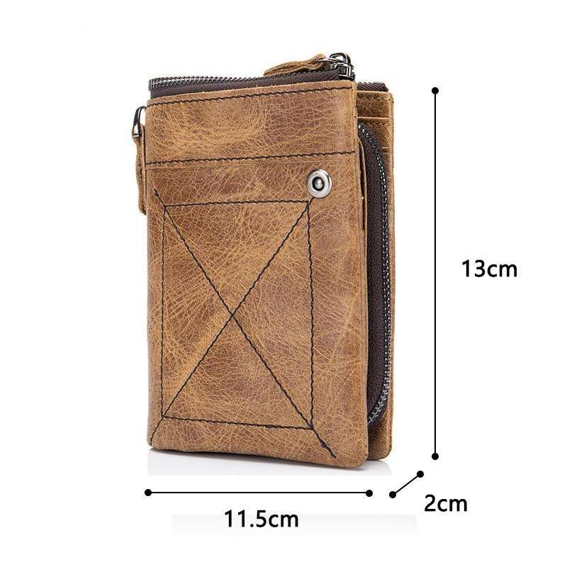 Buy Men's Retro Genuine Leather Wallet Online Australia at BargainTown