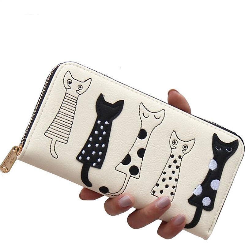 Buy Kitten Leather Zipper Wallet Online Australia at BargainTown
