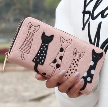 Buy Kitten Leather Zipper Wallet Online Australia at BargainTown