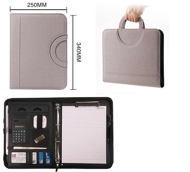 Buy Leather Office manager Portfolio With Calculator Online Australia at BargainTown