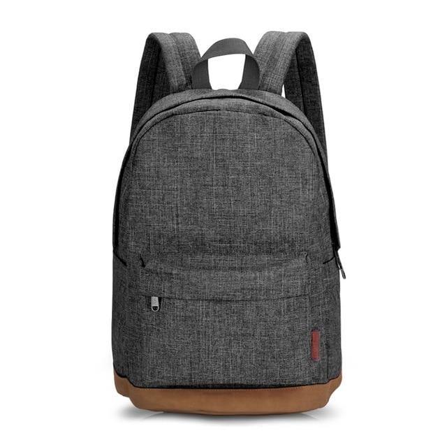 Buy Casual Canvas Softback Backpack With USB Charging Port Online Australia at BargainTown
