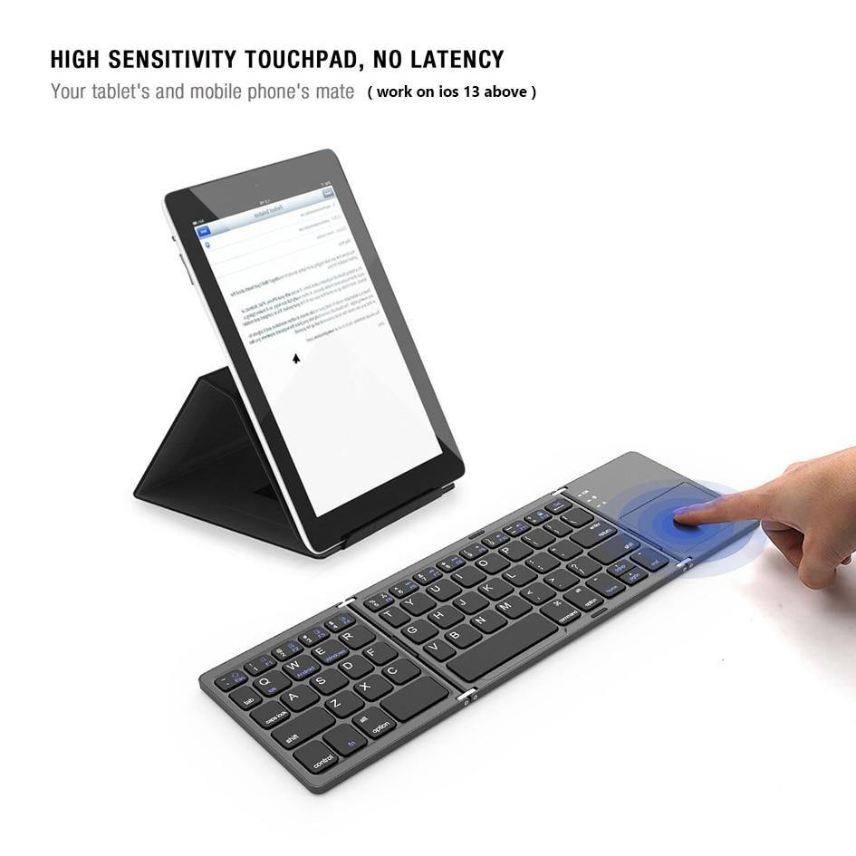 Buy Mini Wireless Folding Keyboard with Touchpad Online Australia at BargainTown