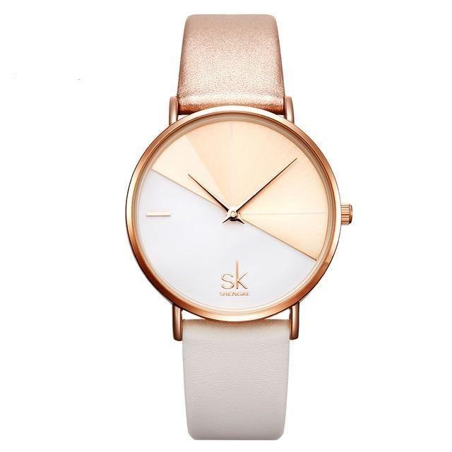 Buy Women's Fashion Casual Leather Watch Online Australia at BargainTown
