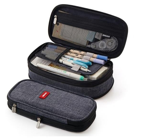 Buy Canvas Dual Use Pencil Case Travel Cosmetic Organiser Makeup Bag Online Australia at BargainTown