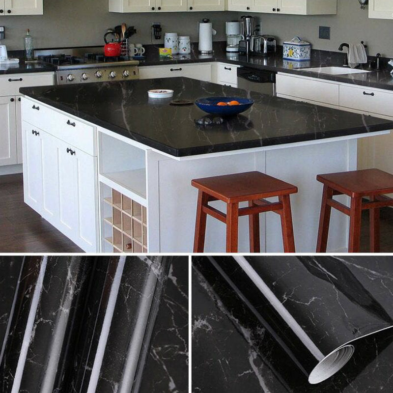 Buy Self-Adhesive Waterproof Kitchen Countertop Bathroom Contact Paper Wallpaper Online Australia at BargainTown