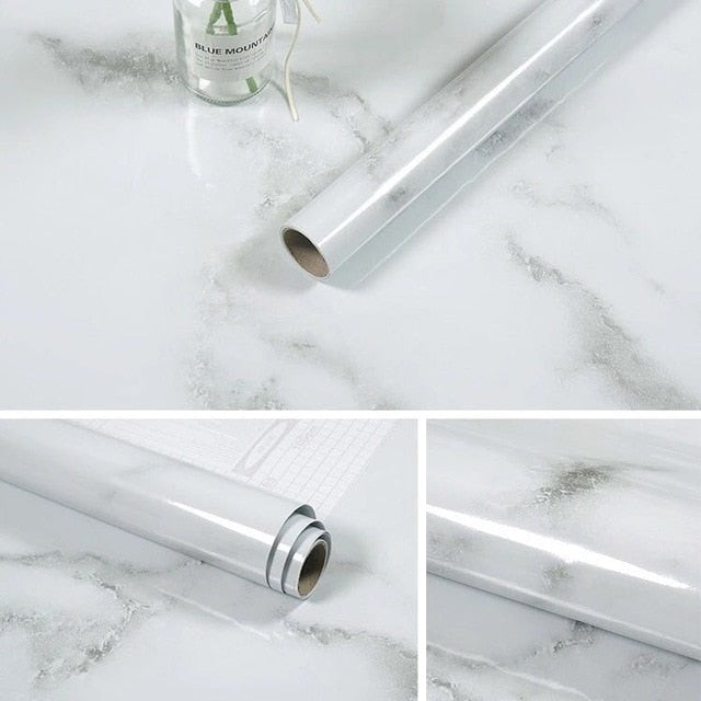 Buy Self-Adhesive Waterproof Kitchen Countertop Bathroom Contact Paper Wallpaper Online Australia at BargainTown