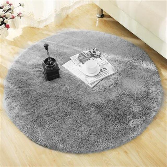 Buy Bubble Kiss Fluffy Long Plush Faux Fur Non-Slip Rug Online Australia at BargainTown
