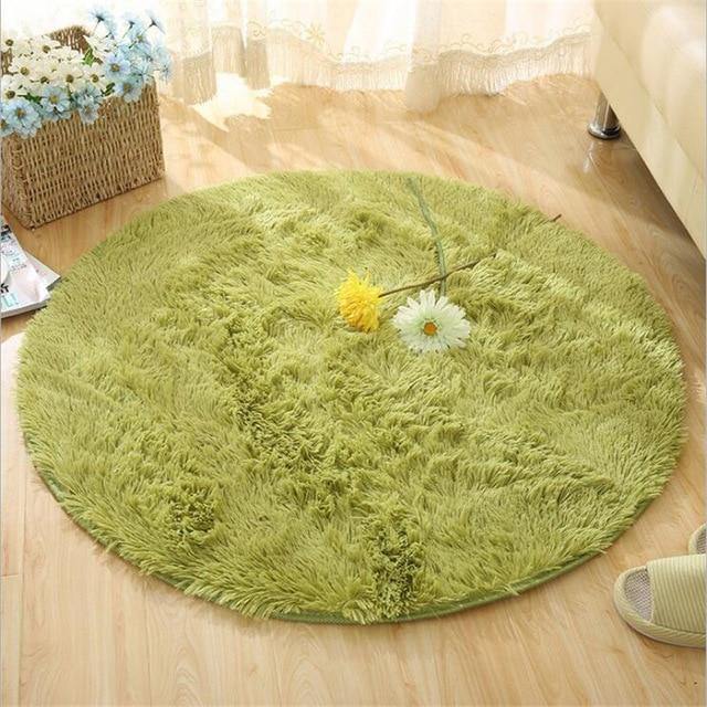Buy Bubble Kiss Fluffy Long Plush Faux Fur Non-Slip Rug Online Australia at BargainTown