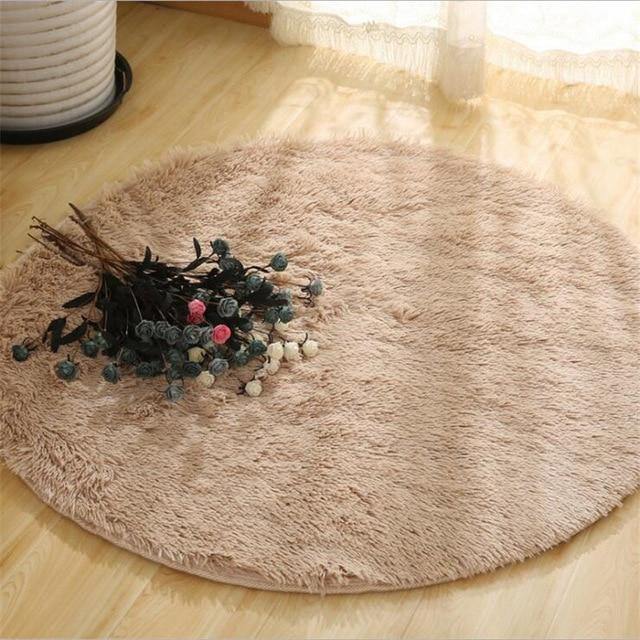 Buy Bubble Kiss Fluffy Long Plush Faux Fur Non-Slip Rug Online Australia at BargainTown