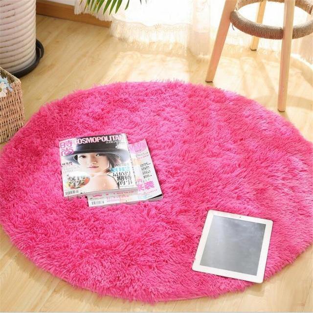 Buy Bubble Kiss Fluffy Long Plush Faux Fur Non-Slip Rug Online Australia at BargainTown