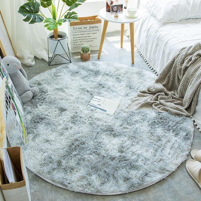 Buy Bubble Kiss Fluffy Long Plush Faux Fur Non-Slip Rug Online Australia at BargainTown