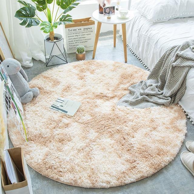 Buy Bubble Kiss Fluffy Long Plush Faux Fur Non-Slip Rug Online Australia at BargainTown