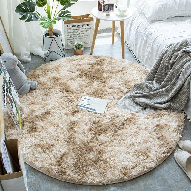 Buy Bubble Kiss Fluffy Long Plush Faux Fur Non-Slip Rug Online Australia at BargainTown