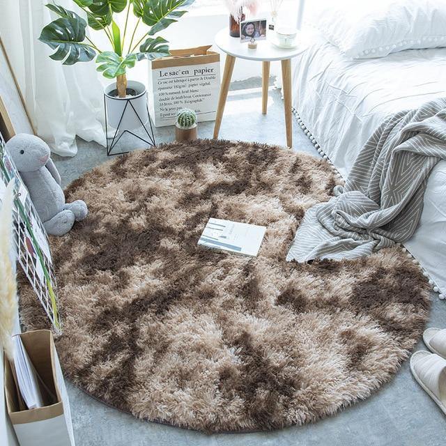 Buy Bubble Kiss Fluffy Long Plush Faux Fur Non-Slip Rug Online Australia at BargainTown