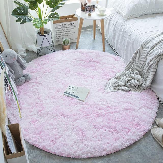 Buy Bubble Kiss Fluffy Long Plush Faux Fur Non-Slip Rug Online Australia at BargainTown