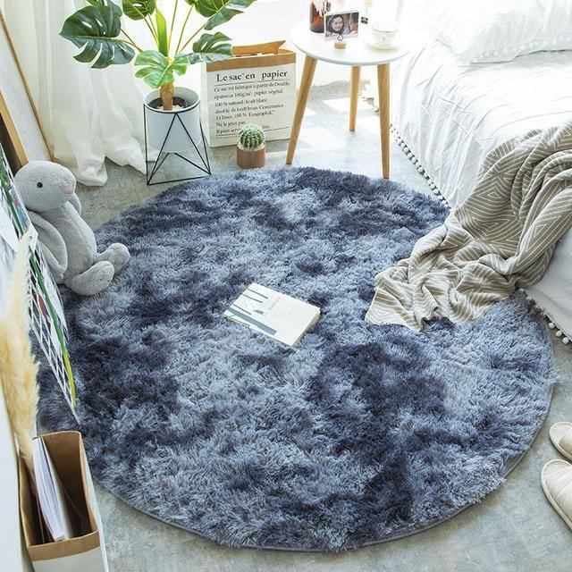 Buy Bubble Kiss Fluffy Long Plush Faux Fur Non-Slip Rug Online Australia at BargainTown
