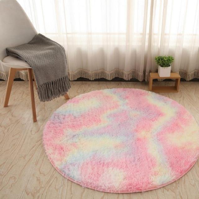 Buy Bubble Kiss Fluffy Long Plush Faux Fur Non-Slip Rug Online Australia at BargainTown