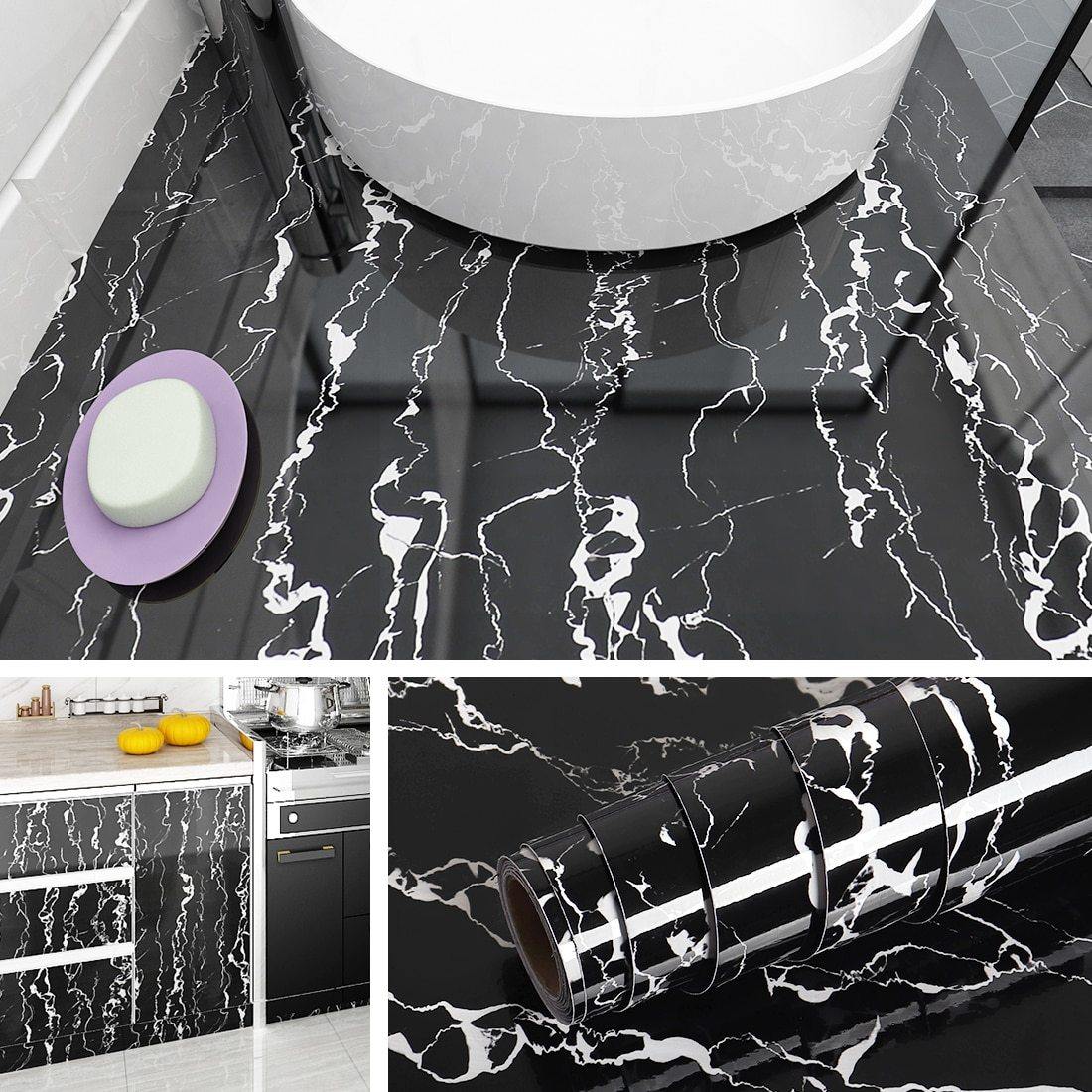 Buy Waterproof Removable Marble Self Adhesive Wallpaper Contact Paper Online Australia at BargainTown
