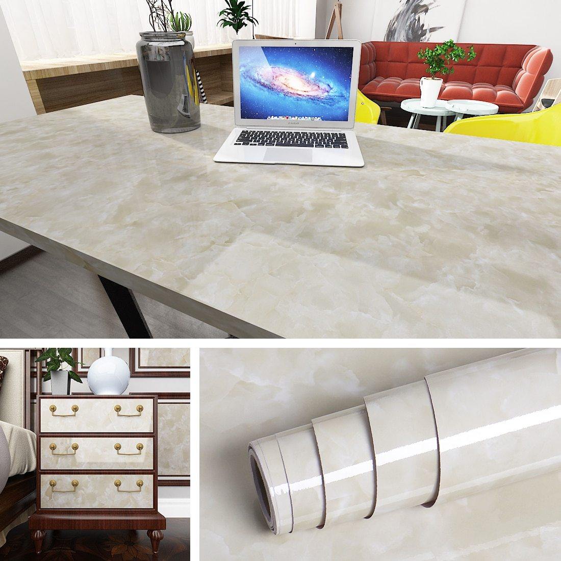 Buy Waterproof Removable Marble Self Adhesive Wallpaper Contact Paper Online Australia at BargainTown