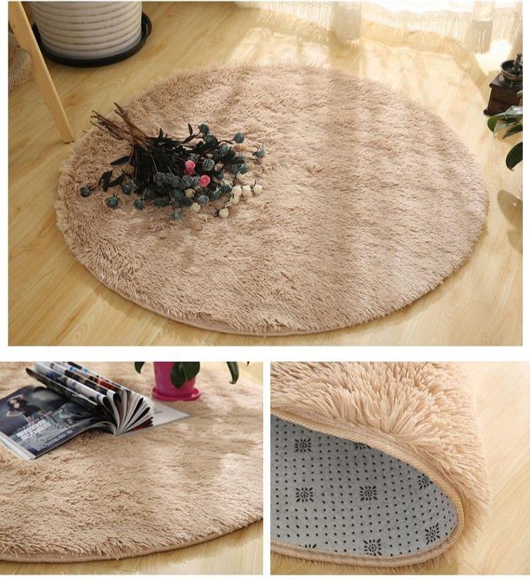 Buy Bubble Kiss Fluffy Long Plush Faux Fur Non-Slip Rug Online Australia at BargainTown