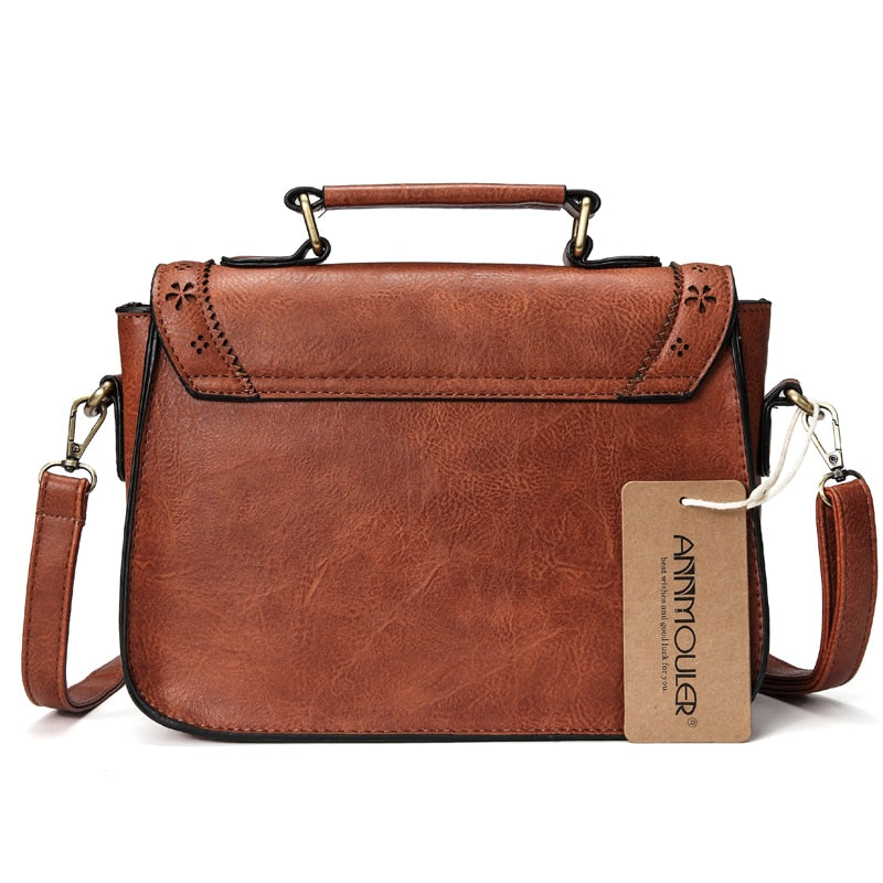 Buy Vintage PU Leather Shoulder Bag Online Australia at BargainTown