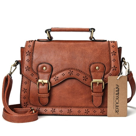 Buy Vintage PU Leather Shoulder Bag Online Australia at BargainTown