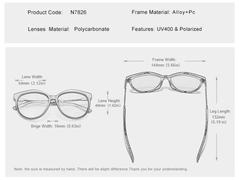 Buy Rhinestone Cat Eye Gradient Lens Polarized Women's Sunglasses Online Australia at BargainTown