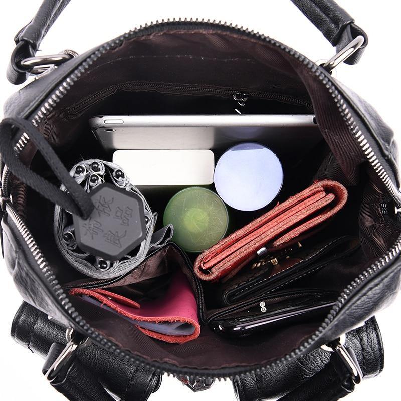 Buy Vintage Leather Backpack Shoulder Bag Online Australia at BargainTown