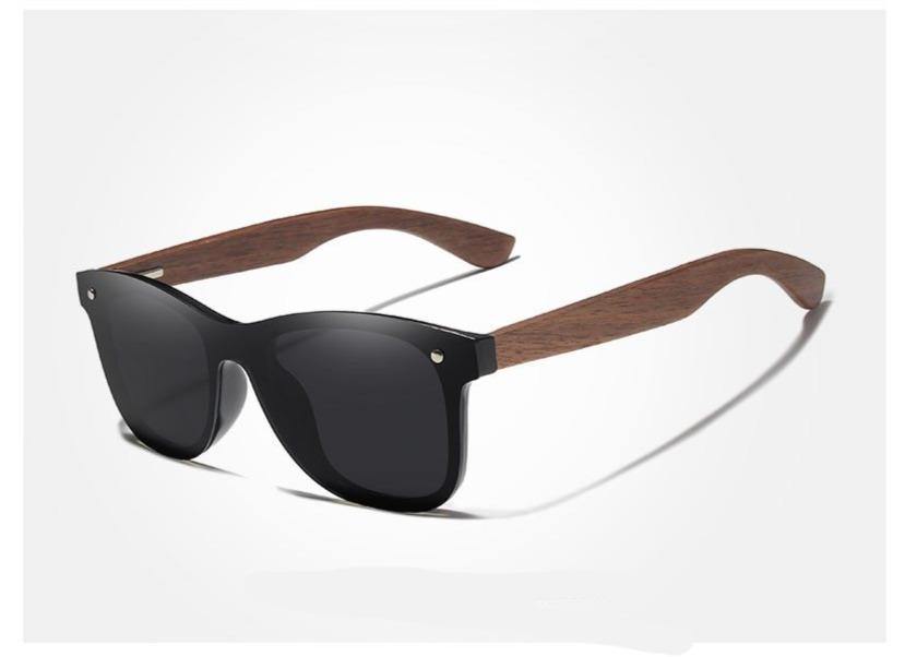 Buy Handmade Wooden Walnut Polarized Mirror Women's Sunglasses Online Australia at BargainTown